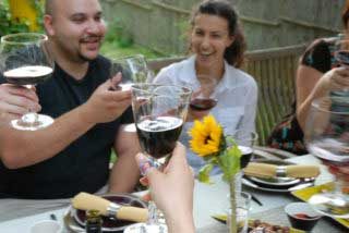 Couple Enjoying Drink